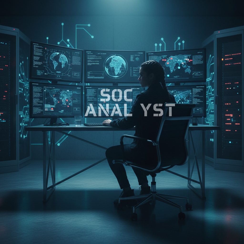 this image page main cover picture of soc analyst
