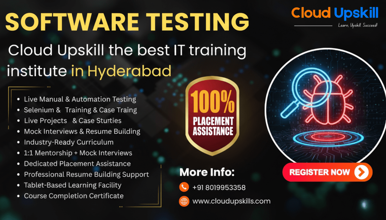 Best Software Testing Training Institute In Hyderabad #2